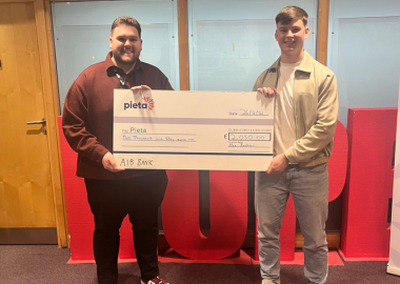 A huge thank you to Alex Jackson for raising €2,050 for Pieta by completing a 130 km Wicklow Way Ultra Marathon in just 3 days!